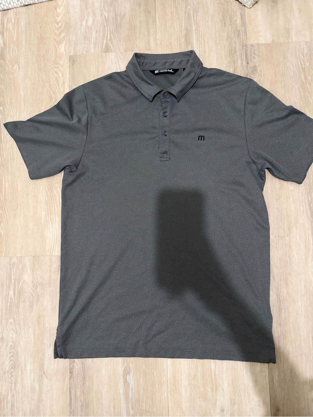TravisMathew Gray Golf Polo Men’s Medium